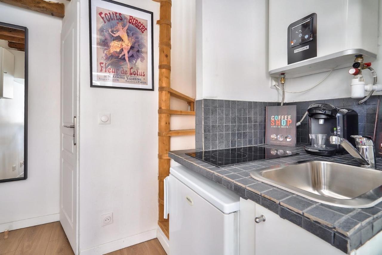 Cute And New Studio Duplex In The Heart Of Paris Exteriör bild